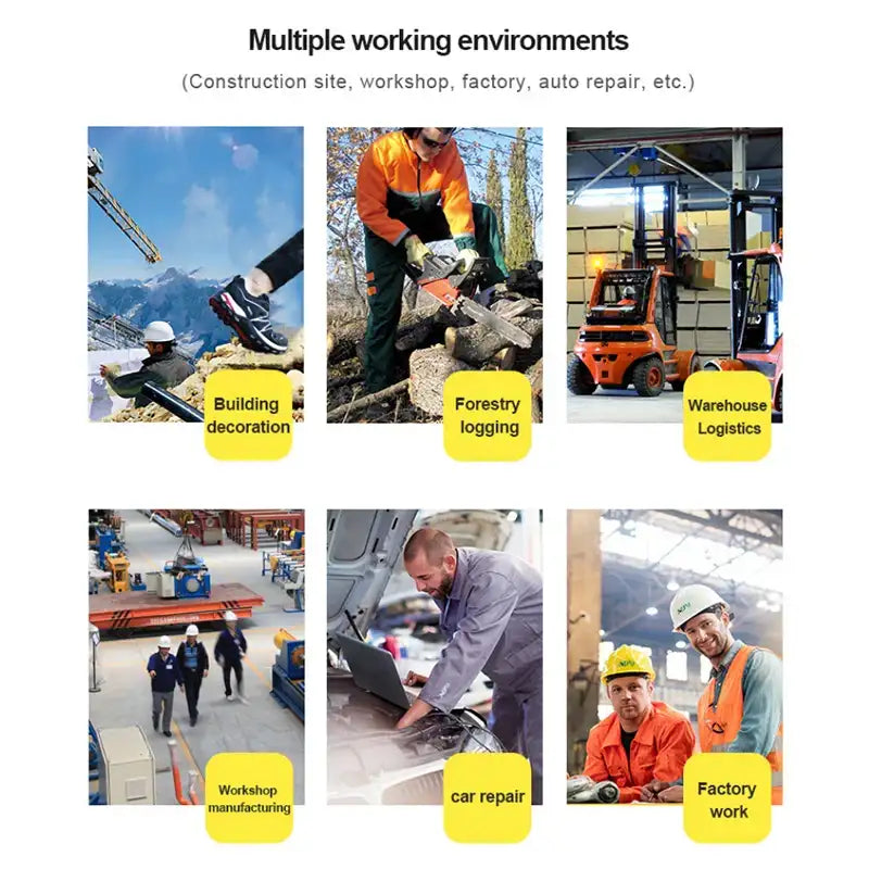 Lightweight Safety Shoes Men Women Work Shoes Steel Toe Cap Working Boots Sneakers Man Women Breathable Shoes Tactical Boots