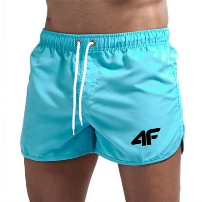 Men's Shorts 2025 Beach Trunks Summer Swim Gym Pants Quick Drying Swimming Homme Surf Ventilate Drawstring Fashion Casual Daily Badiee Stylez