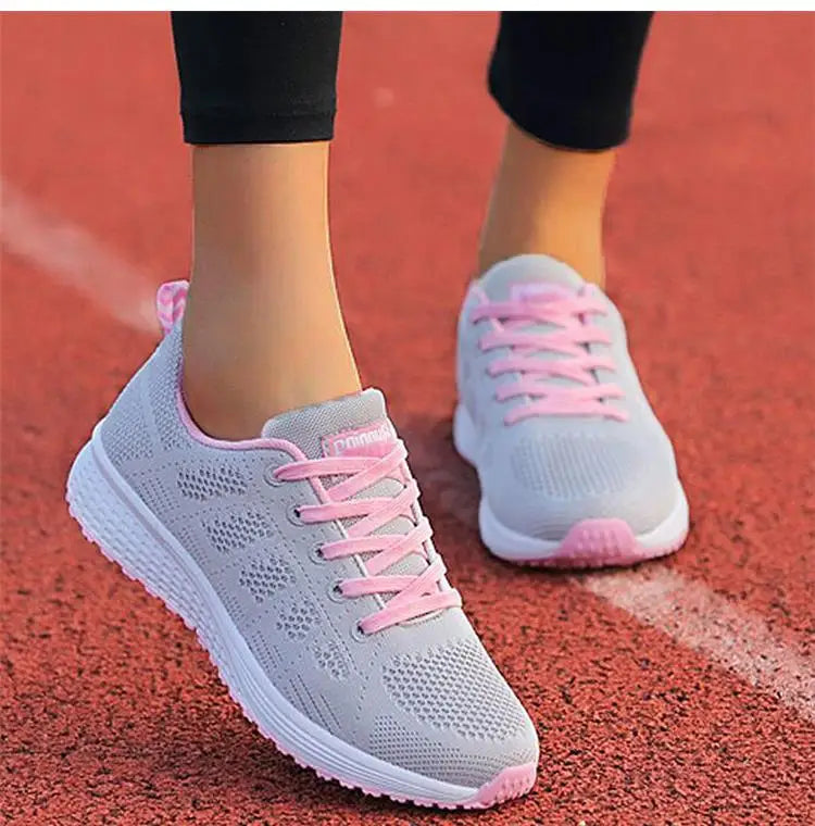 Fashion 2025 New Women's Sneakers Platform Shoes Woman Plus Size Casual Sneaker Woman Lace Up Female Sneakers Tenis Feminino Badiee Stylez