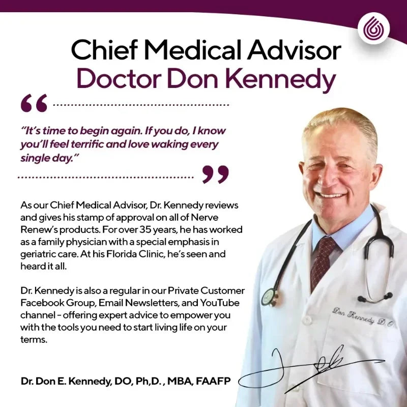 Nerve Renew Advanced Nerve Support - with R-Alpha Lipoic Acid & Vitamin B Complex - Antioxidant