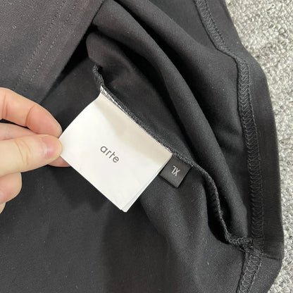 ARTE T-shirts Men Women Couples Streetwear High Quality Print Round Neck Short Sleeve Arte Top Tee One Day Shipped Out