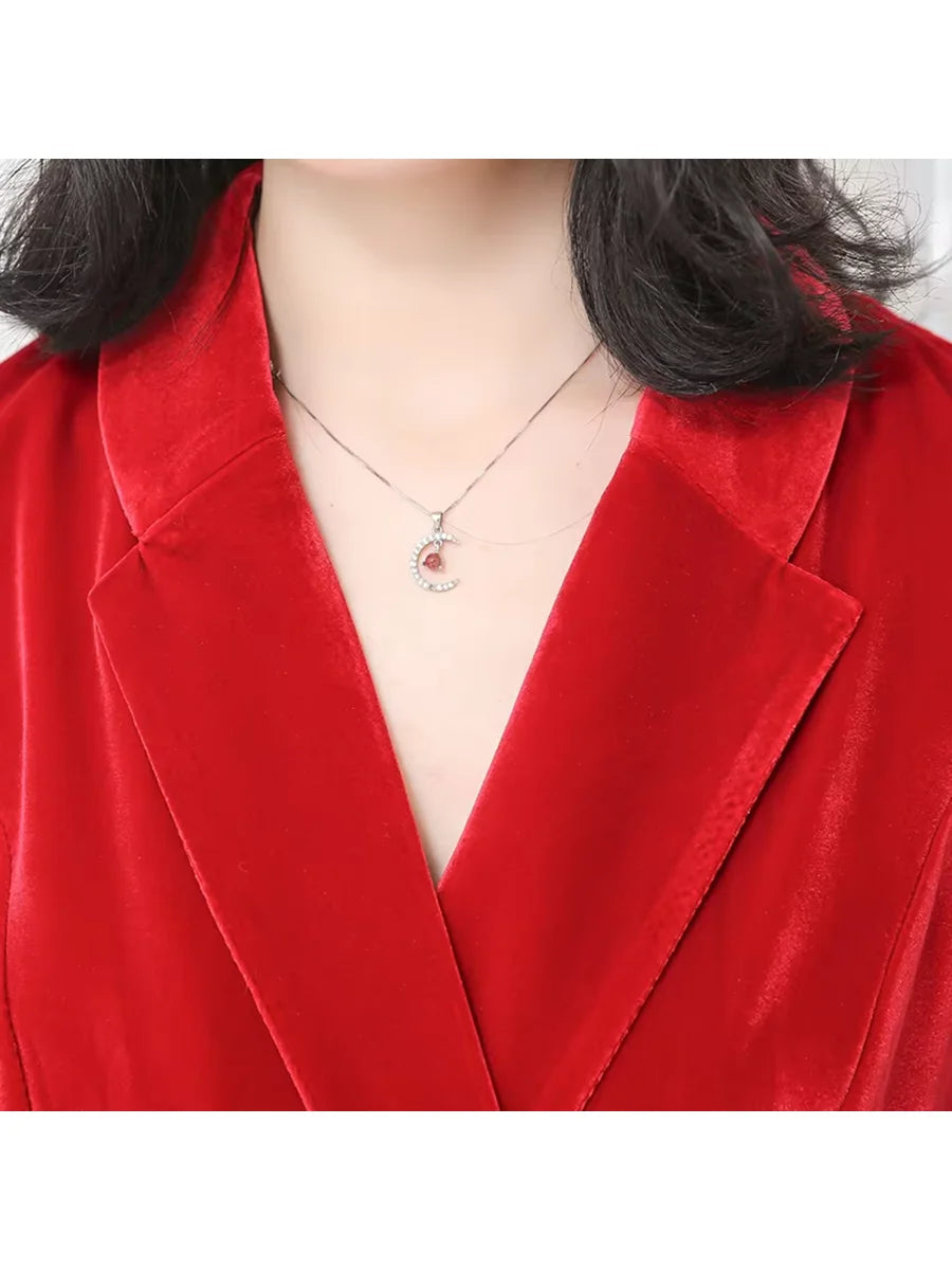 Nerazzurri Spring Autumn Long Soft Flowy Red Velvet Jumpsuit Women with Sleeves Sashes Maxi Black Wide Leg Floor Length Clothes Badiee Stylez