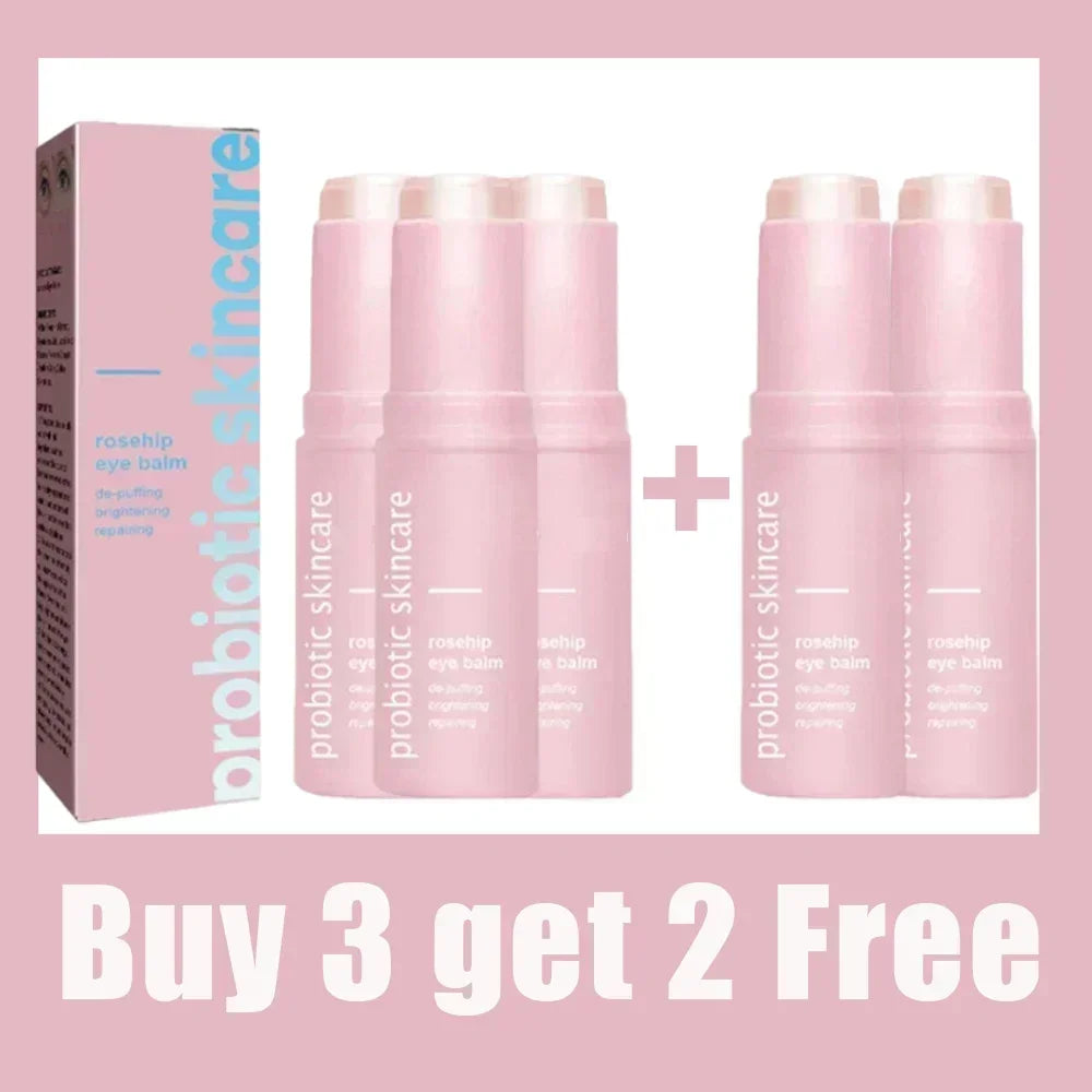 Women Extra Renewing Rosehip Eye Cream For Face Lifting Moisturizing Balm Stick Anti-Puffiness Remove Dark Circle Eye Care Buy 3 get 2 free