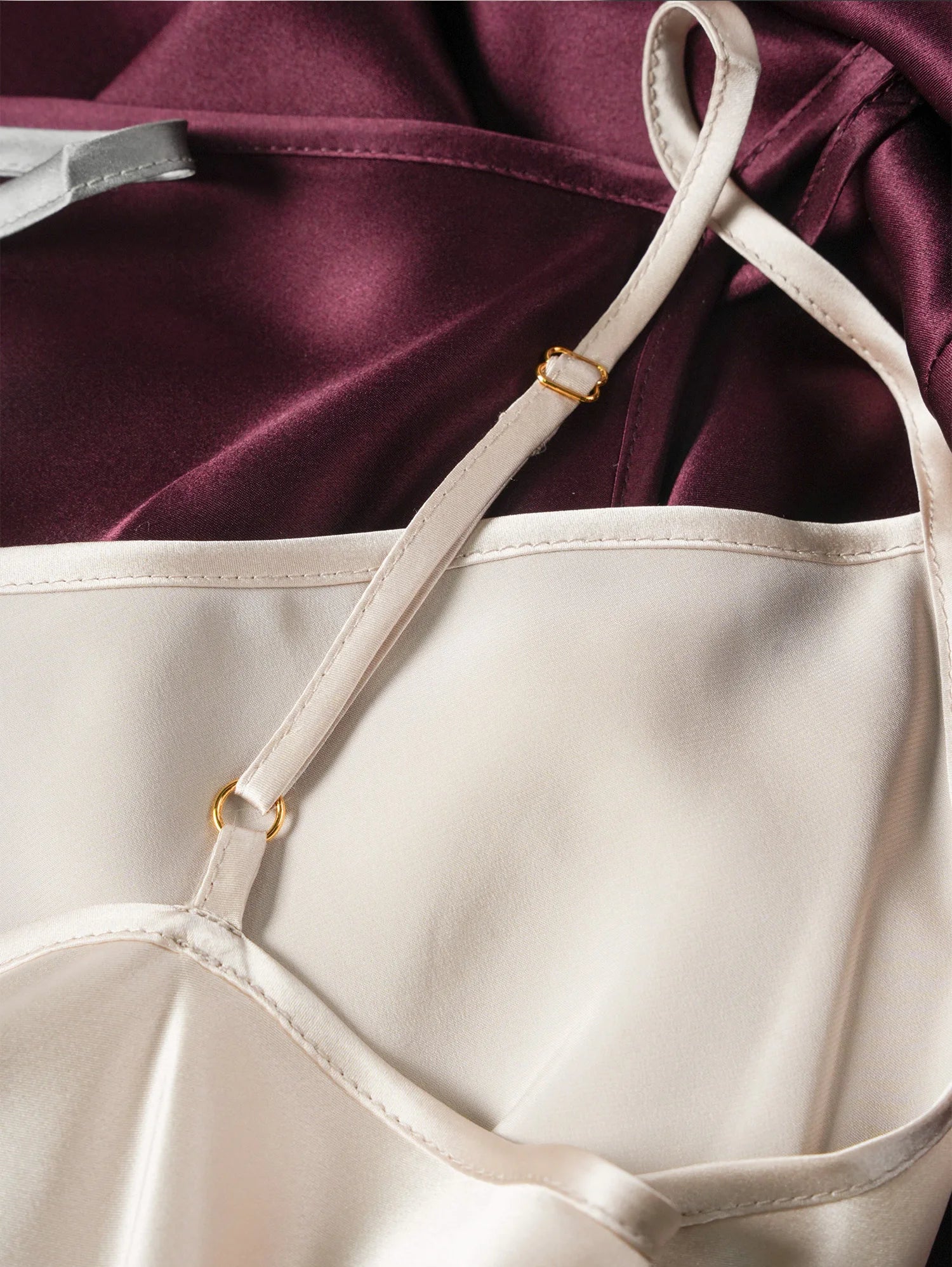 Small Heavyweight 21MM 100% Natural Mulberry Silk Plain Satin French V-neck Diagonal Cut Women's Sexy Solid Suspender Dress Badiee Stylez