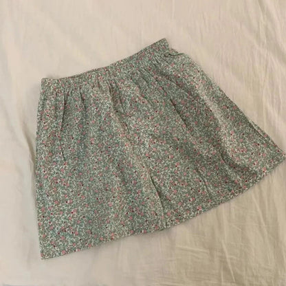 Sexy Floral Elastic Waist Pajama Vest With Padded Chest Pajama Pants Home Pants Summer Set For Women Two Piece Floral Sling Set