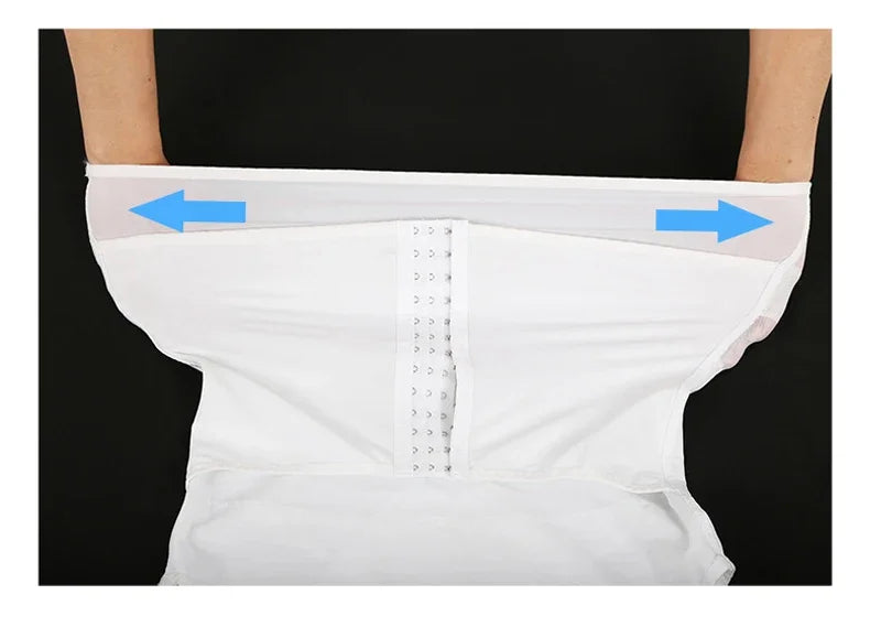 Mens Body Shaper Compression Vest Abdomen Shapewear Tummy Slimming Sheath Gynecomastia Shapers Corset Waist Trainer Fajas Tops Badiee Stylez