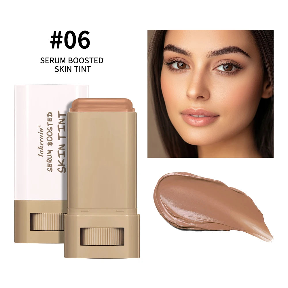Beauty Balm Serum Boosted Skin Tint Foundation Stick Smooth Plumper Hight Coverage Travel Bronze Foundation Makeup Color 6