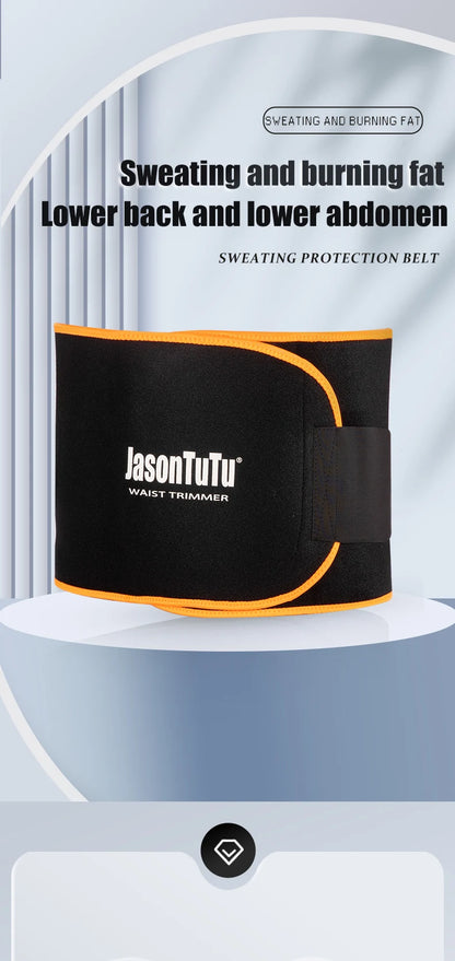 JASONTUTU Neoprene Sport Waist Belt Support Body Shaper Waist Trainer Loss Fitness Sweat Belt Slimming Strap Waist Trimmer