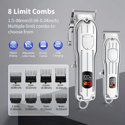 3 in1/1pc Hair Cutting Grooming Kit Professional Hair Clippers and Shaver Set Cordless Beard Trimming for Men
