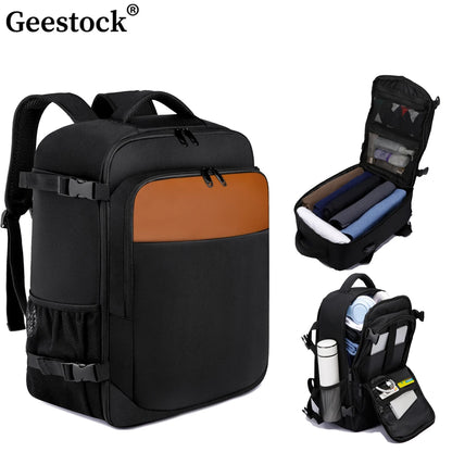 Geestock ryanair 40x25x20 Aircraft Backpack Multifunctional Travel Backpack CarryOn Cabin Luggage Waterproof 14" Laptop Backpack