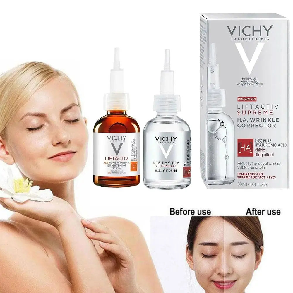 Vichy Collagen Cream HA Moisturizing Hyaluronic Acid B3 Serum 16% VC Rejuvenating Salicylic Acid Facial Repair Cream Soothing Sk