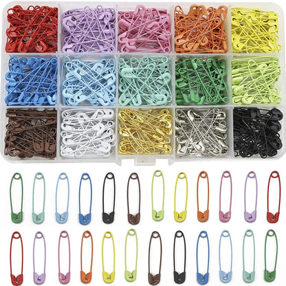 30pcs 6x30mm Colorful High Quality Safety Pins Paper Clip DIY Sewing Tools Metal Needles Large Safety Pin Brooch Accessories