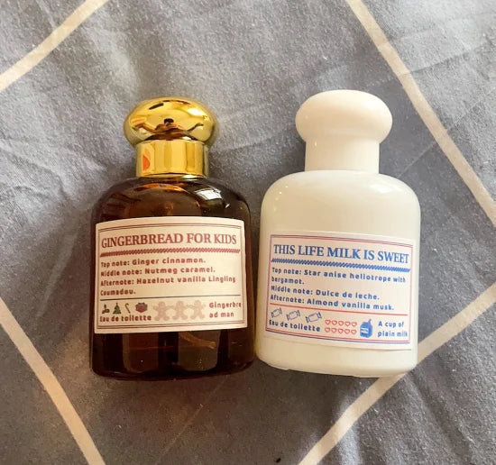 Sweet Dessert Women's Perfume Gingerbread Caramel Milky Gourmet Scent Eau De Toilette 50ml Long-lasting Fresh Woody Perfume Spra Badiee Stylez