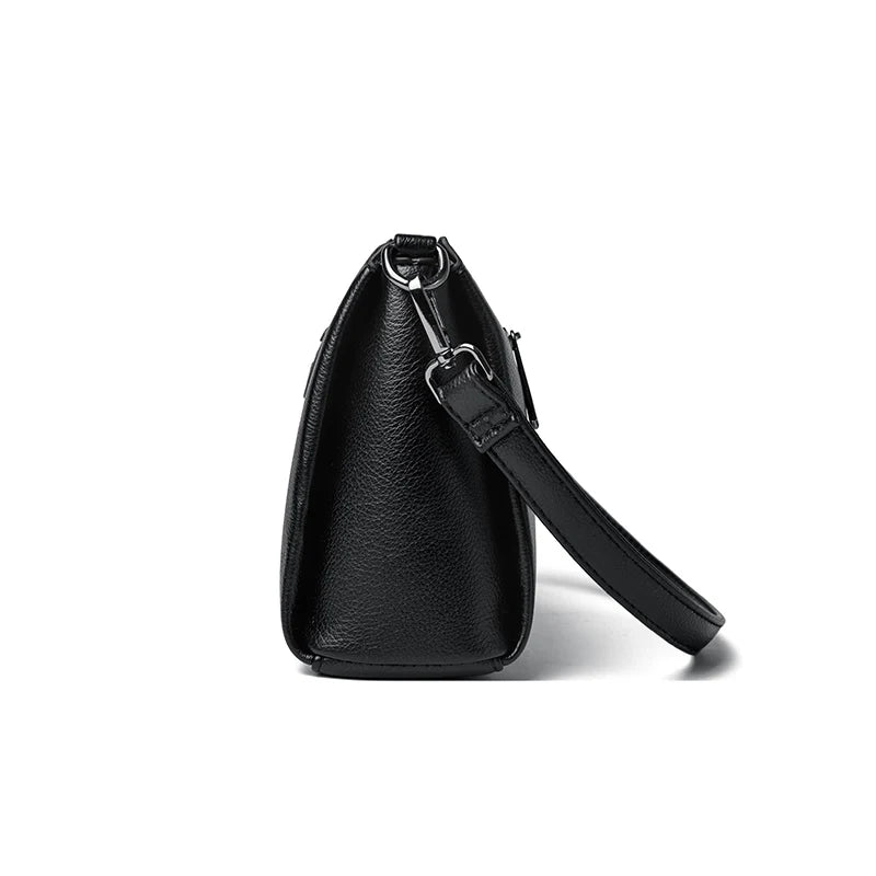 Versatile PU Crossbody Bag for Women Stylish High Quality Brand Design Zipper Solid Color Pattern Casual Daily Use Shoulder Bag - Badiee Stylez