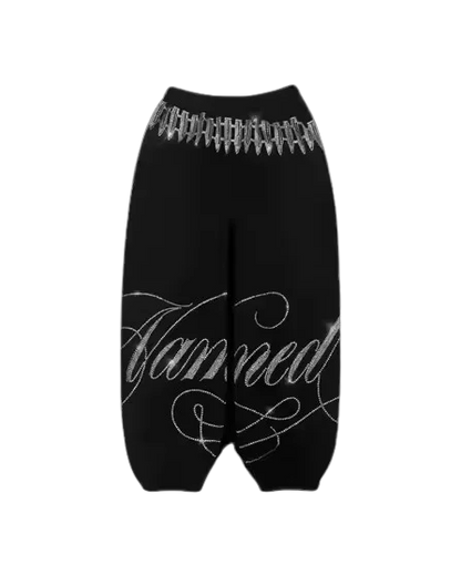 Retro Sequined Short Zipper Hoodie Sweatpants Two Piece Set Y2K Sportswearletter Sequined Oversized Sweatshirt Casual Pants Suit