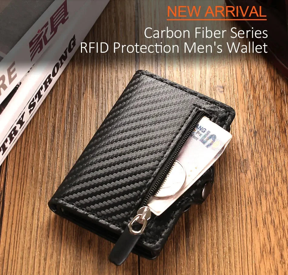 Anti Thief Rfid Credit Card Holder Wallet Men Women Smart Minimalist Wallets Slim Bank Cardholder Case Bag Purse Carteras Choice