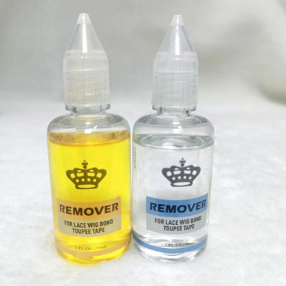 30ml Wig Glue Remover For Lace Wig/Toupee/Closure/Tape Hair Extension Clear Remover For Adhesive Tape Yellow Liquid Glue Remover
