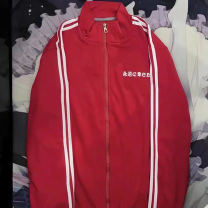 Punk Harajuku American Vintage Cute Print Hoodies Japanese Fashion Loose Y2k Aesthetic Sweatshirts Autumn All Match Clothes New