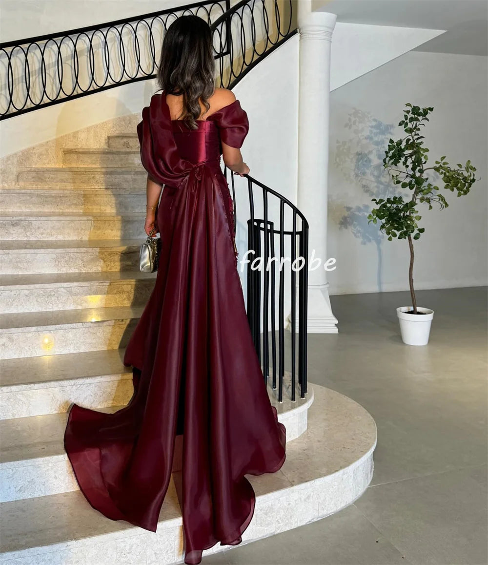 Customized Exquisite Elegant Applique Flower Mermaid Off-the-shoulder Long Dresses Bespoke Occasion Dresses Fashion Formal Badiee Stylez