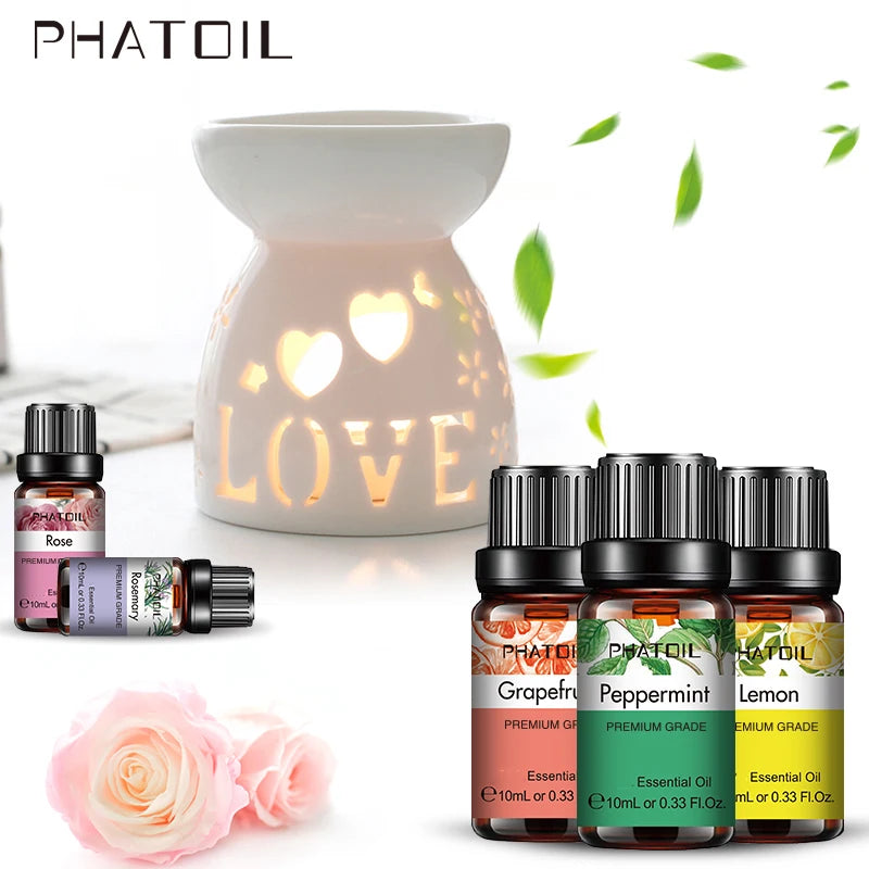 10ml Lavender Essential Oils Pure Natural for Diffuser humidifier Aromatherapy Jasmine Vanilla Aroma Oil for Skin Care, DIY Soap - Badiee Stylez