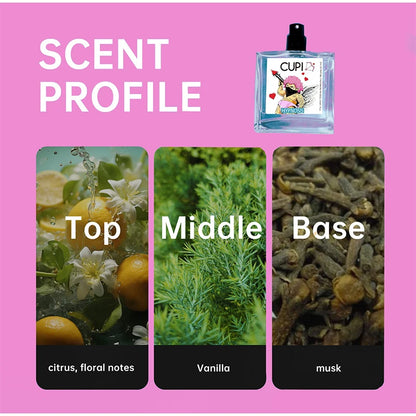 Cupid Hypnosis Perfume Original Long Lasting Pheromone Cologne Fragrances Eau De Parfum Plant Floral Scent Fresh духи женские - Badiee Stylez