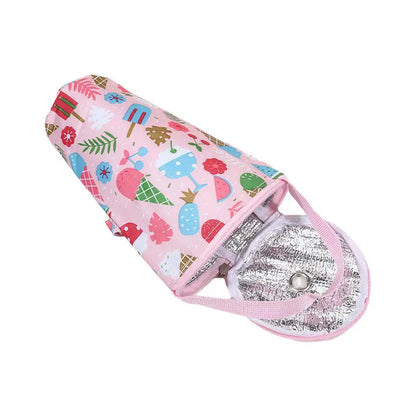 Portable Milk Tea Tote Bag Heat Preservation Bag Carrying Insulated Cup Cover Umbrella Bag Handbag Camping Drinkware Accessories