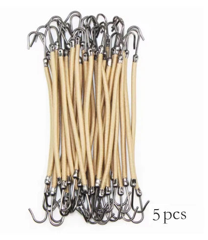 5/10/20 Pieces of Fashionable Double Hook Headband Rubber High Elasticity Design Headband Ponytail Headwear Women's Accessories