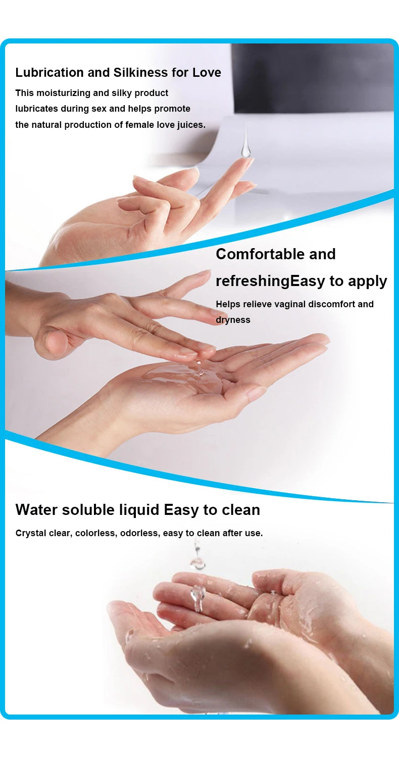 60ML Ice Hot Lubricant – Water-Based Formula for Anal Play, Sensual Ice and Heat Sensations with Sex Toys