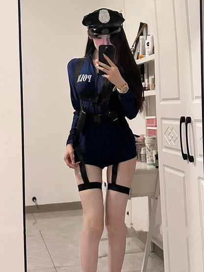 CP5XL Maid Lolita Chemise Cosplay Role Playing Costumes For Party Club Stage Apparel Bow Ties Ball Gowns Waitress Uniform Plus KYTF307-Blue