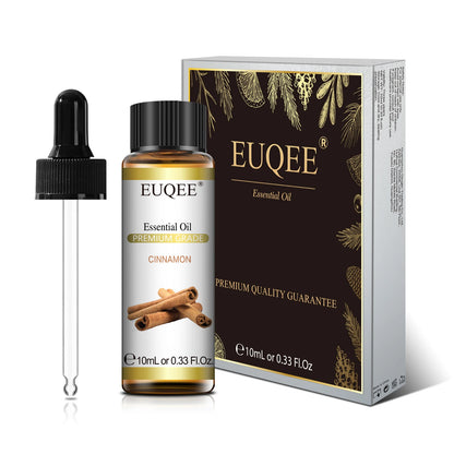 EUQEE 10ml Natural Plant Essential Oil with Dropper For Diffuser Humidifier Lavender Jasmine Eucalyptus Vanilla Essential Oils - Badiee Stylez