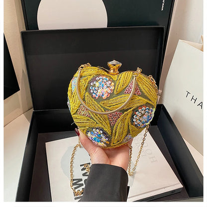 Luxury Gold Clutch Bags for Women 2025 Party Bags Evening Purse Designer Crossbody Bag New in Handbag Ladies hand bag sac femme