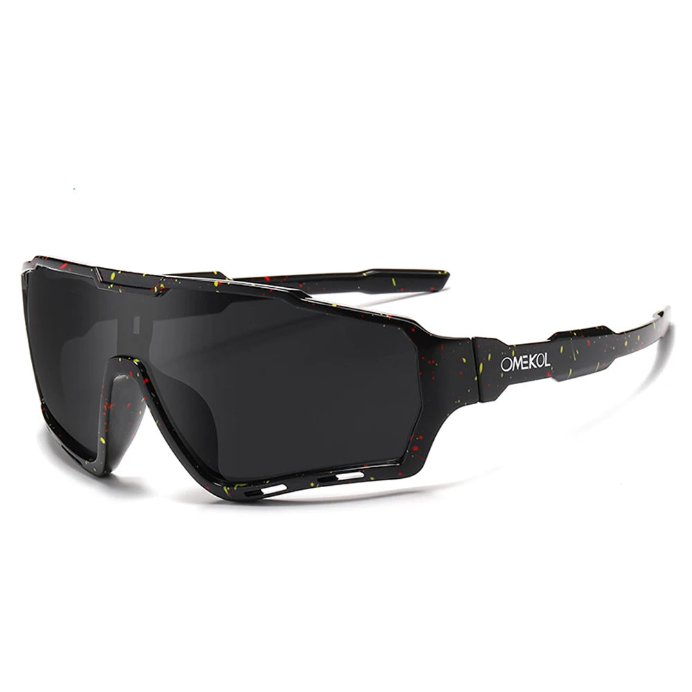 OMEKOL New UV400 Sunglasses Men Women Softball Fishing Cycling Hiking Running Eyewear Outdoor Goggles Baseball Sport Sun Glasses MA2