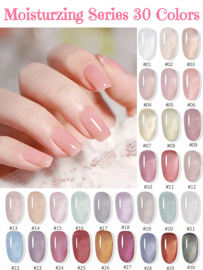 1-3pcs PSK 2025 New Whitening Purple Glass Beads Starry Crystal Nail Art Purple Glass Bead Cat Eye Gel Nail Polish Nail Supplies shuirunmeiji1-30