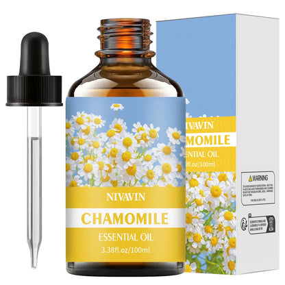 30ml/60ml/100ml chamomile essential oil is suitable for facial hydration, moisturizing, hair care, skin care, and perfume making - Badiee Stylez