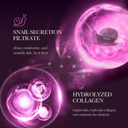 Remove Eyes Bags Eye CreamSnail Collagen Anti Dark Circles Anti-wrinkleMoisturizing Firming Beauty Eyes SkinCare Products