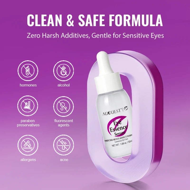 Eye Essence Serum Removal Dark Circles Eyebags Deep Hydration & Anti-Wrinkle Strengthens Contour Skin Barrier Care Eyes Serum