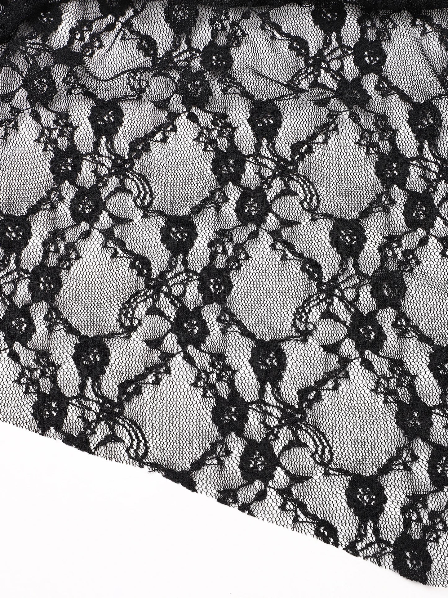 Halloween Plus Size Women's Gothic Lace Flare Sleeve A-Line Midi Dress Ladies Asymmetrical Hem Punk Party Costplay Dress 1XL-6XL