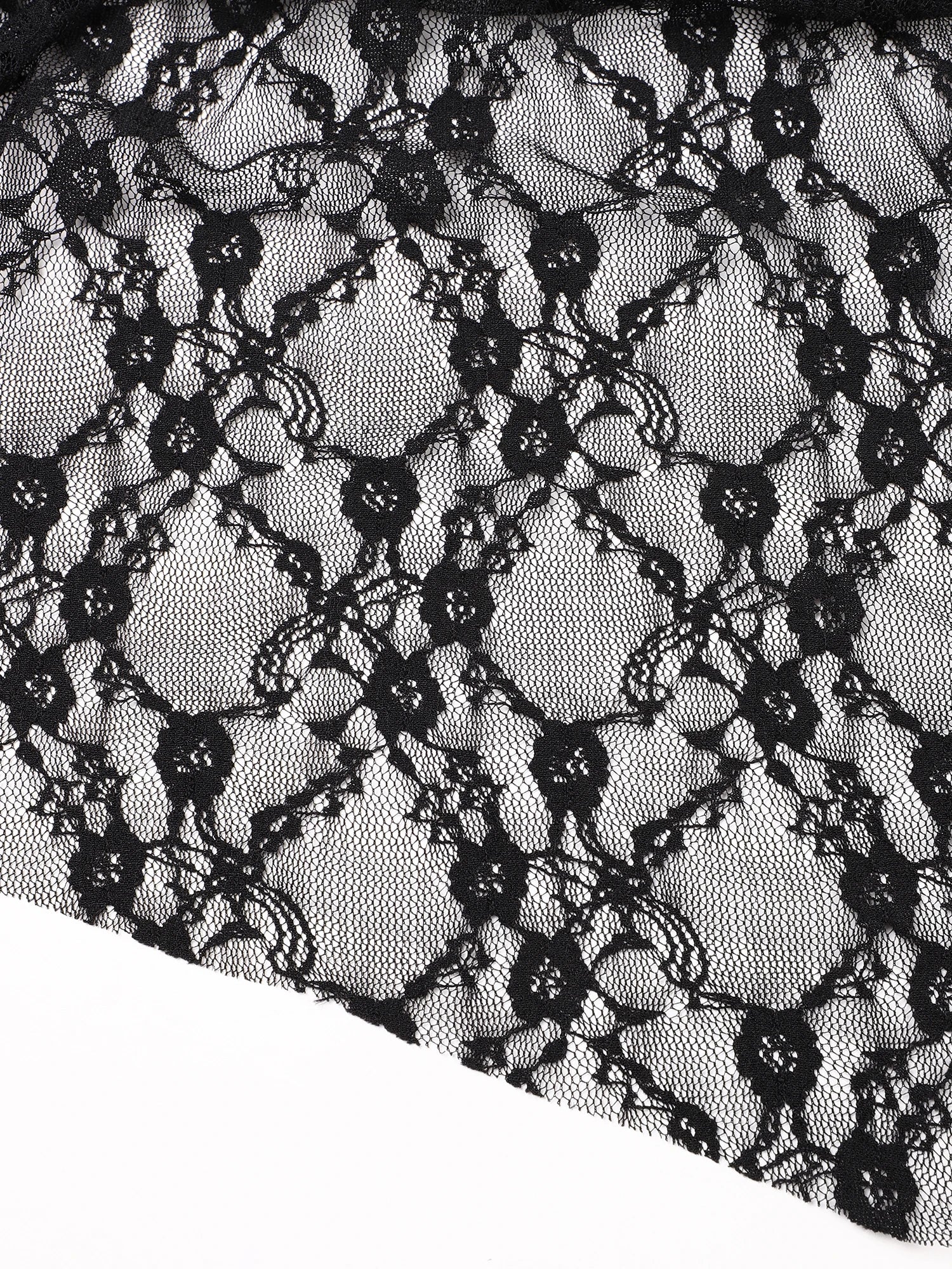 Halloween Plus Size Women's Gothic Lace Flare Sleeve A-Line Midi Dress Ladies Asymmetrical Hem Punk Party Costplay Dress 1XL-6XL