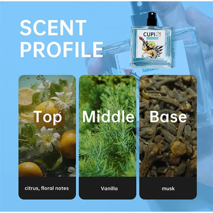 50ml Original Cupid Men's Pheromone Cologne Lasting Mature Hypnotic Rich Fragrance High Quality Hombre Perfume Body Spray - Badiee Stylez