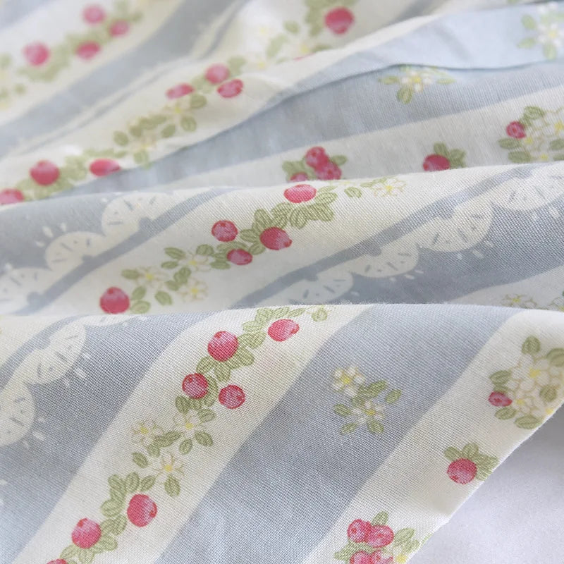 2025 Japanese New Women's Pajama Set 100% Cotton Gauze Long Sleeve Long Pants Two Piece Set Fresh and Sweet Thin Home Clothing