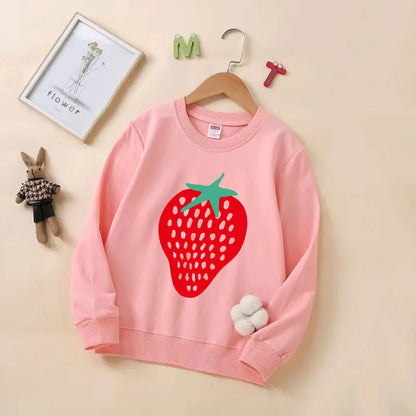 Children Graphic Sweatshrits 2025 Spring Cotton Tops Girls Long Sleeve boys Pullovers Cartoon Toddler Outerwear Kids Hoodies