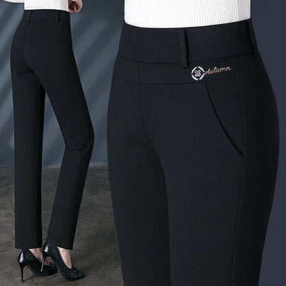 Leggings Women's Autumn and Winter Style High Waist Large Size Tight-fitting High-Elastic Foot Pants Casual Slim Trousers M-6XL