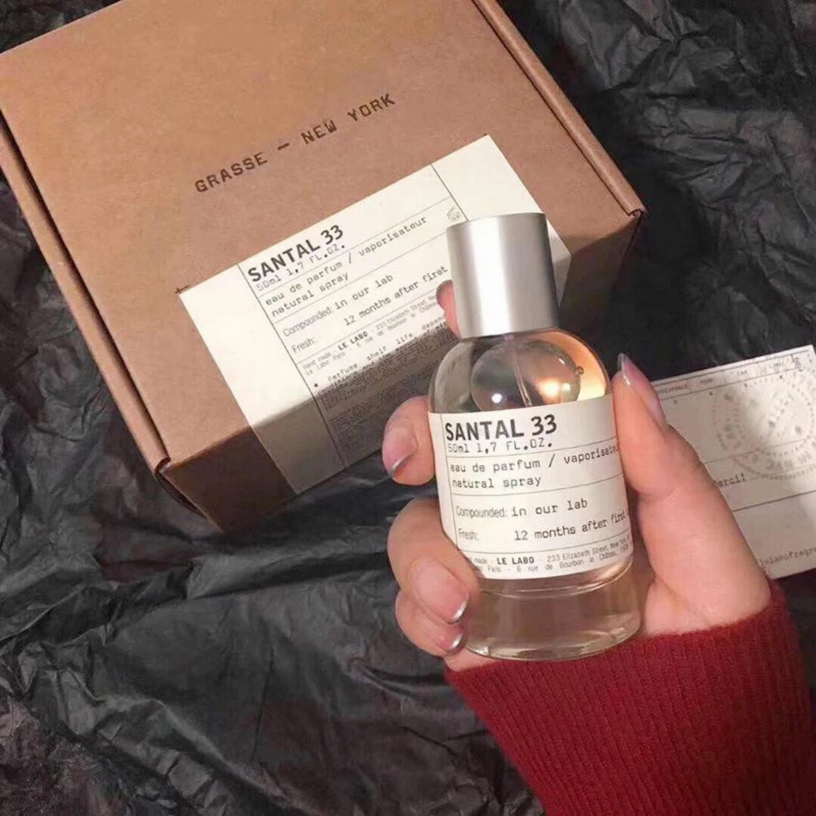 Laboratory 33 Perfume Sandalwood Black Tea Long-Lasting Light Fragrance Fresh Original Neutral Elegant Woody Perfume - Badiee Stylez