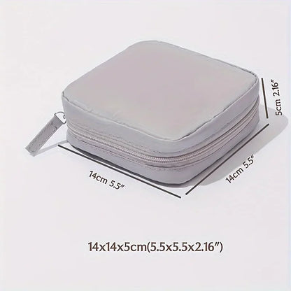 1pc Water-Resistant Feminine Product Pouch - Portable Period Kit Bag with Discreet Sanitary Napkin Storage, Menstrual Cup Pouch Badiee Stylez