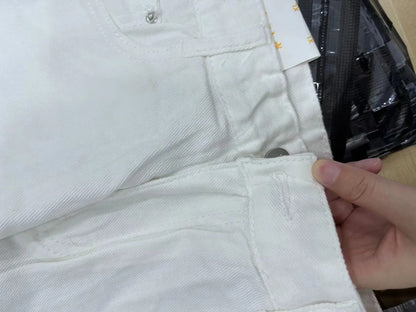 Korean Denim Shorts Women Summer Fashion Casual High Waist Ripped Jeans Pocket Tassel Y2K Hot Pants Streetwear Blue Trousers