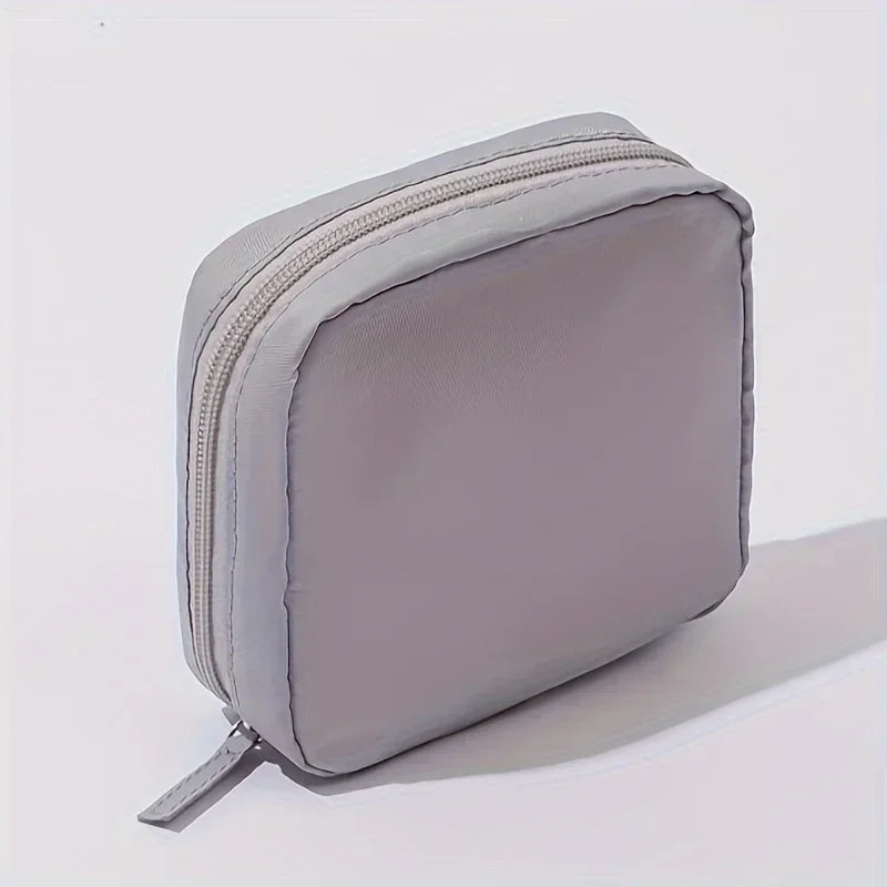 1pc Water-Resistant Feminine Product Pouch - Portable Period Kit Bag with Discreet Sanitary Napkin Storage, Menstrual Cup Pouch Badiee Stylez