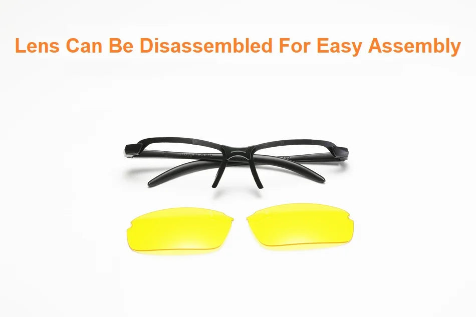 1/2PCS Night Vision Glasses Men Anti-Glare Driving Goggle Half Frame Polarized Sunglasses for Driver UV400 Day and Night Glasses Badiee Stylez