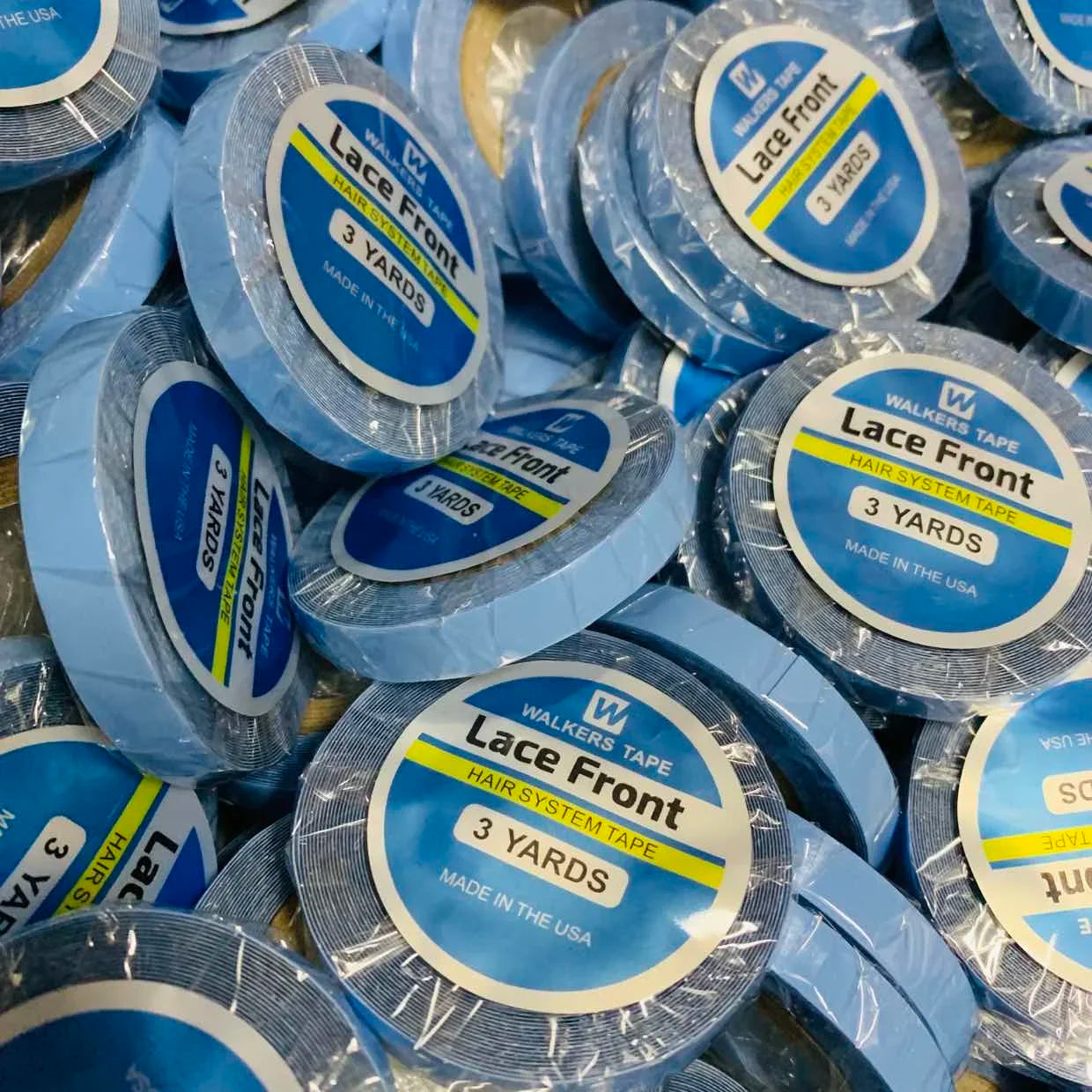 Wholesale 5/10PCS 3YARDS 0.8cm WALKERS TAPE Lace Front Hair SystemTape Extension Ultra Hold Walker Tape double wig adhesive