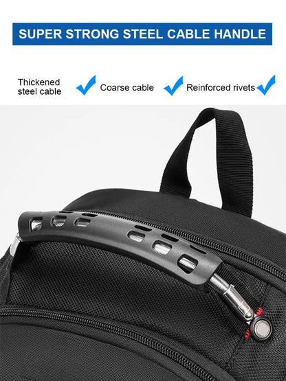 Waterproof 15.6/17.3 Inch Laptop Backpack Men USB Charging Swiss Backpack Travel Women Rucksack Male Vintage School Bag Mochila