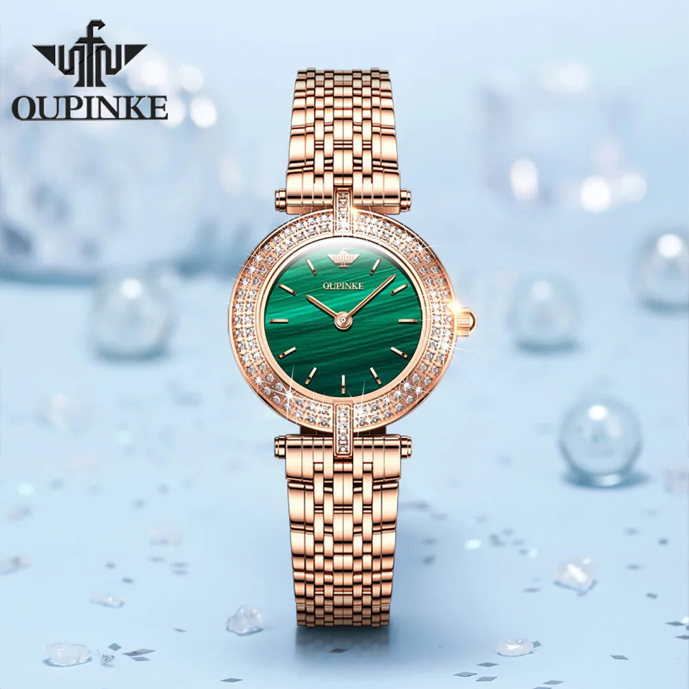 OUPINKE 3191 Luxury Elegant Womens Watches Automatic Mechanical Watch Waterproof Luminous Bracelet Set Gifts Reloj Promotion